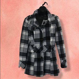 🌺 Poetry Clothing Hounds-tooth Peacoat